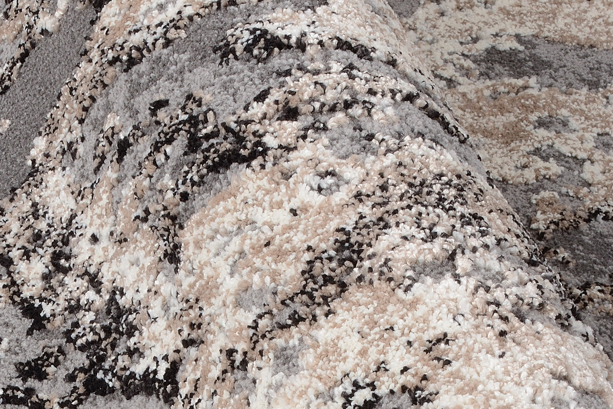 OCI Teppich JUWEL LIRAY h.grau weicher Shaggy Hochlor Langflor Teppich