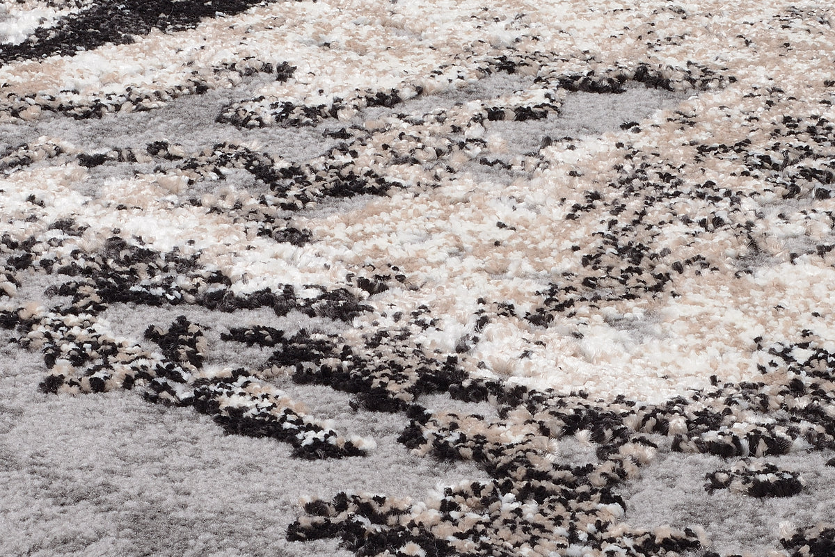 OCI Teppich JUWEL LIRAY h.grau weicher Shaggy Hochlor Langflor Teppich