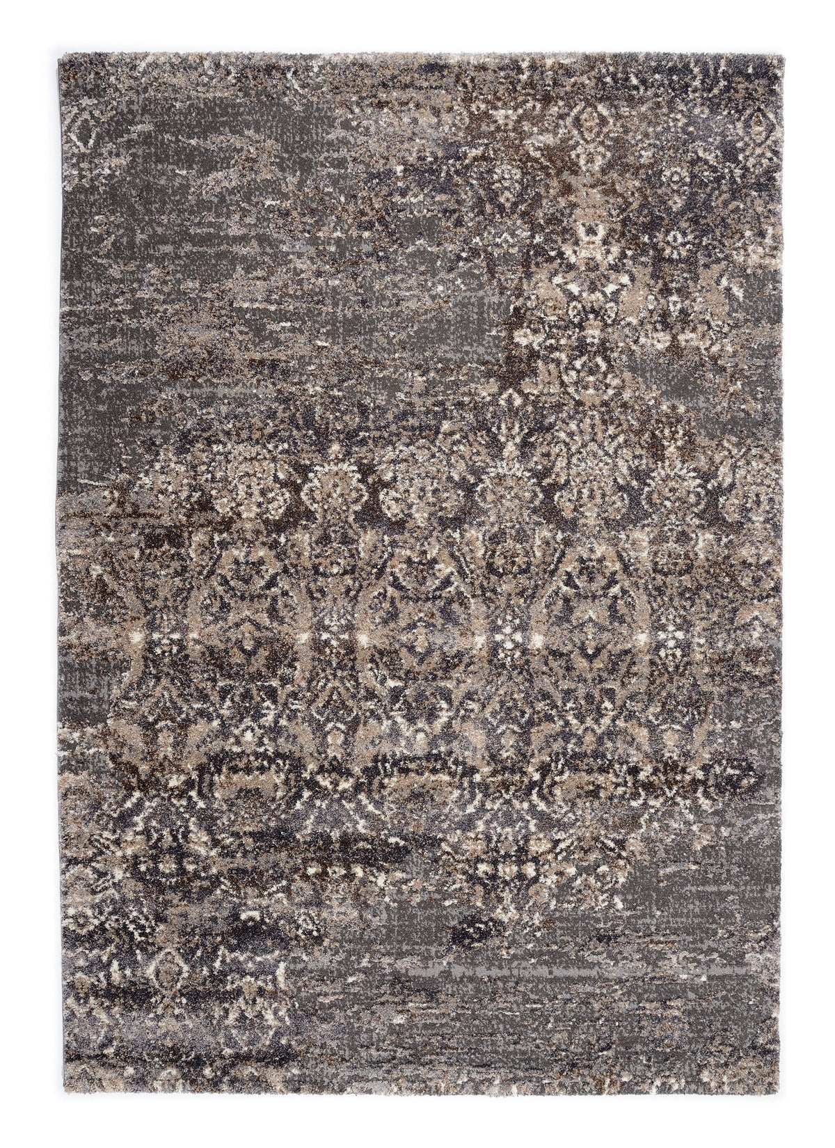 OCI Teppich JUWEL SILENTA braun-beige weicher Shaggy Hochlor Langflor Teppich