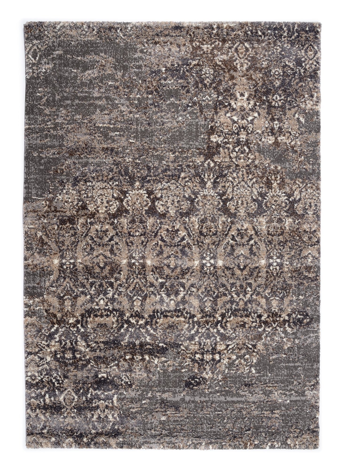 OCI Teppich JUWEL SILENTA braun-beige weicher Shaggy Hochlor Langflor Teppich