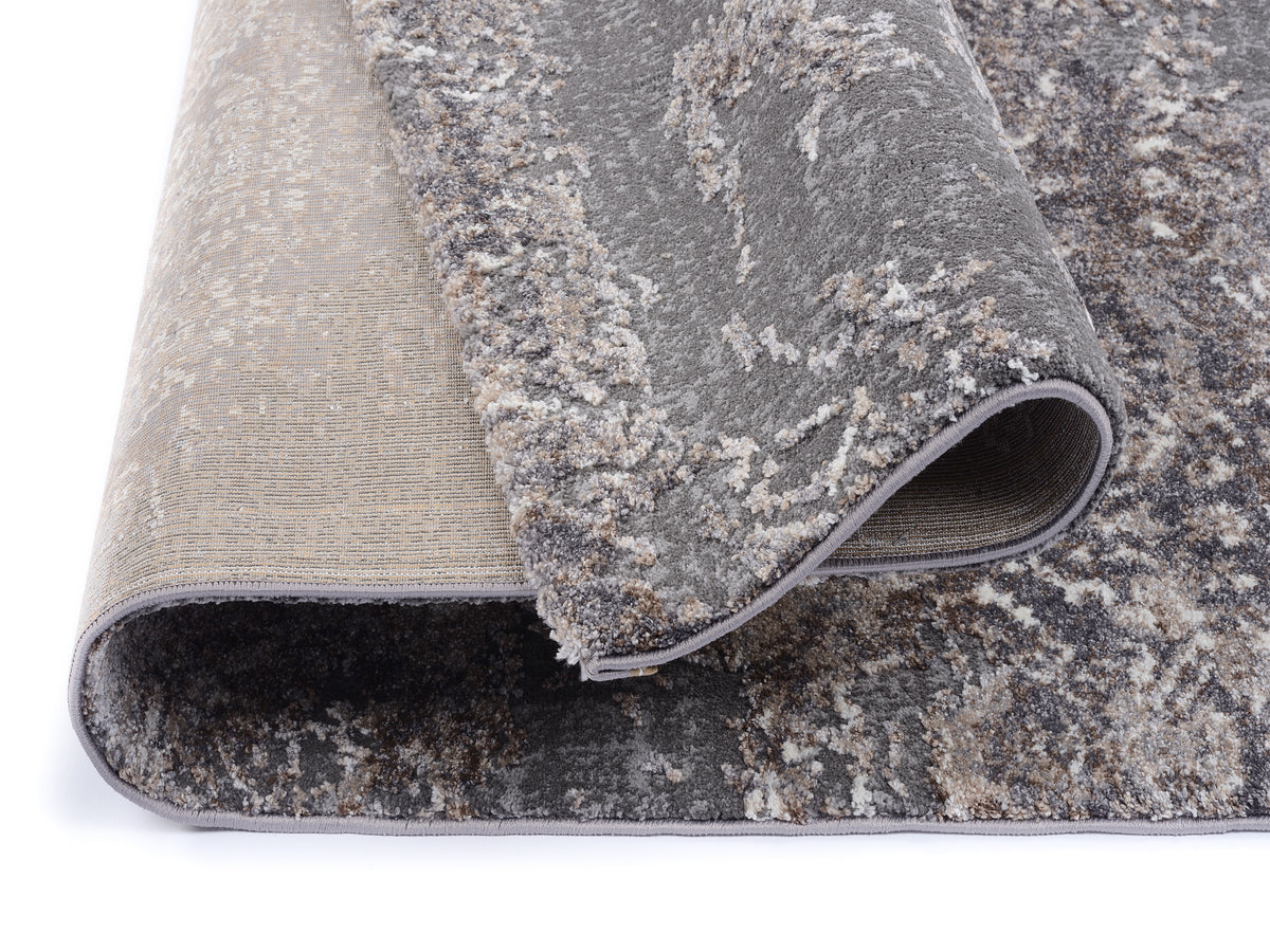 OCI Teppich JUWEL SILENTA braun-beige weicher Shaggy Hochlor Langflor Teppich