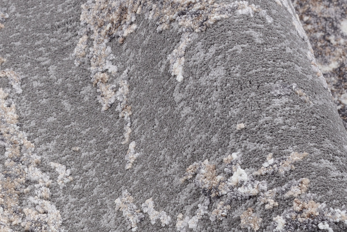 OCI Teppich JUWEL SILENTA braun-beige weicher Shaggy Hochlor Langflor Teppich