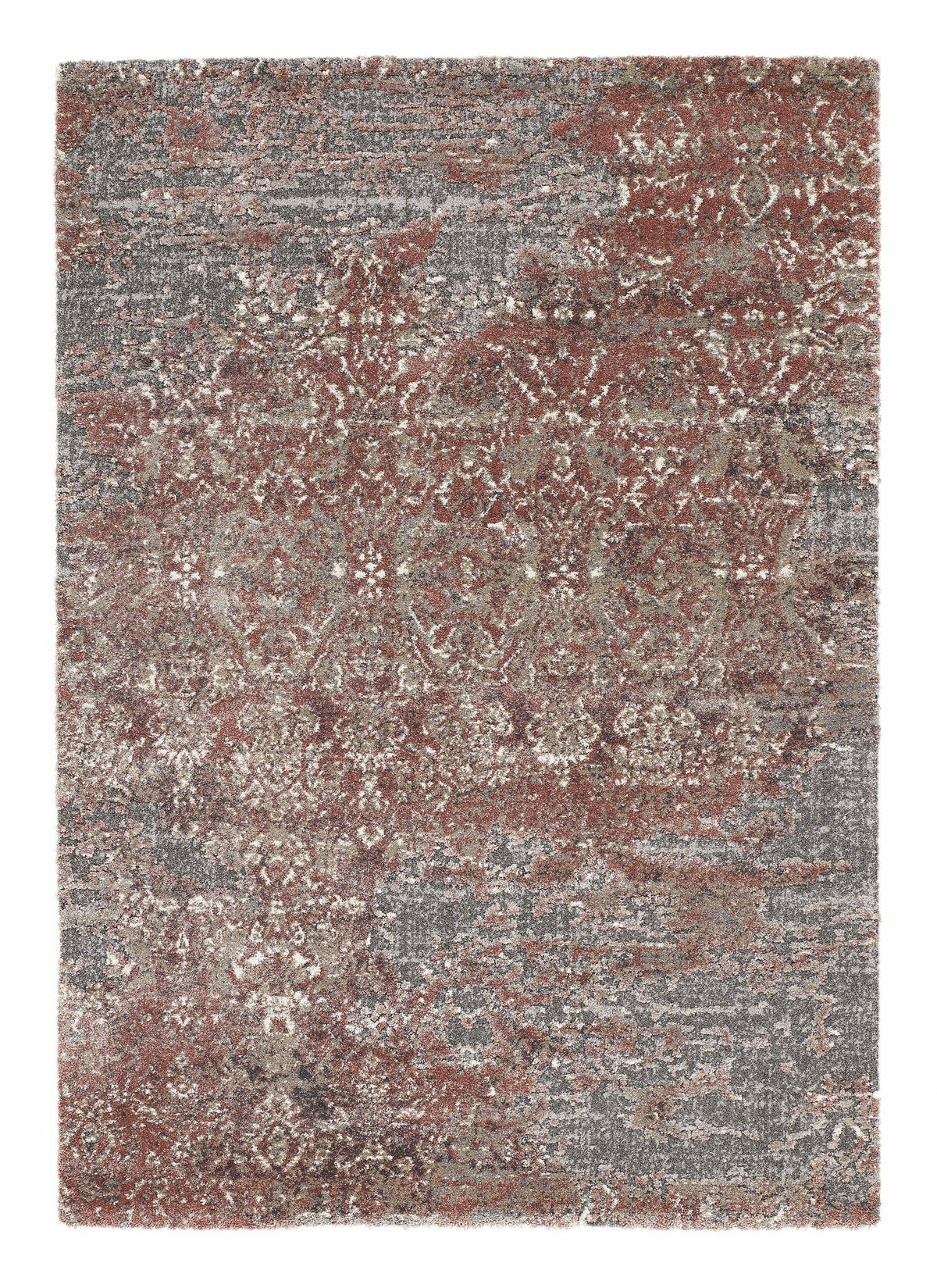 OCI Teppich JUWEL SILENTA rosenholz weicher Shaggy Hochlor Langflor Teppich