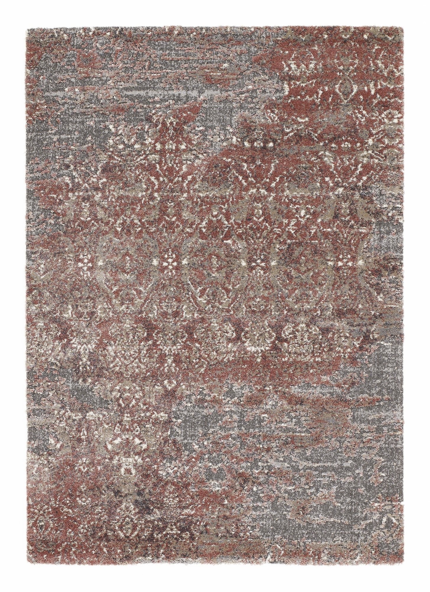 OCI Teppich JUWEL SILENTA rosenholz weicher Shaggy Hochlor Langflor Teppich