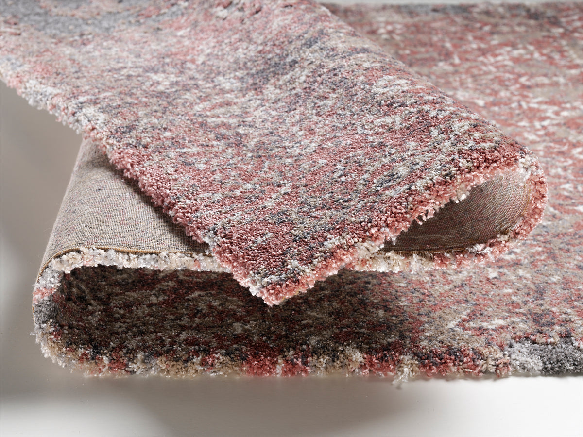 OCI Teppich JUWEL SILENTA rosenholz weicher Shaggy Hochlor Langflor Teppich