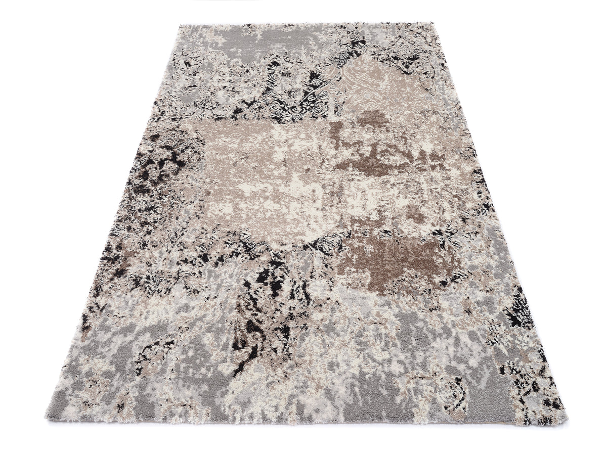 OCI Teppich JUWEL DRAMATICA braun-beige weicher Shaggy Hochlor Langflor Teppich