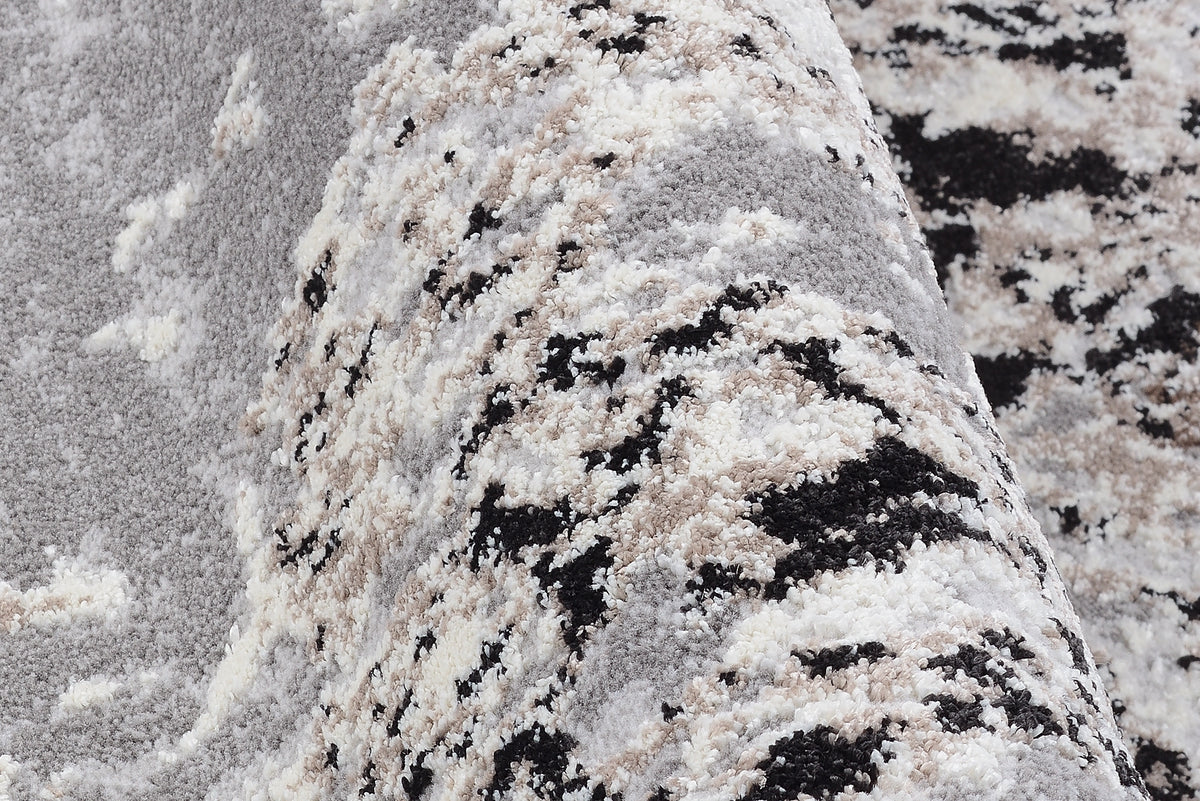 OCI Teppich JUWEL DRAMATICA braun-beige weicher Shaggy Hochlor Langflor Teppich