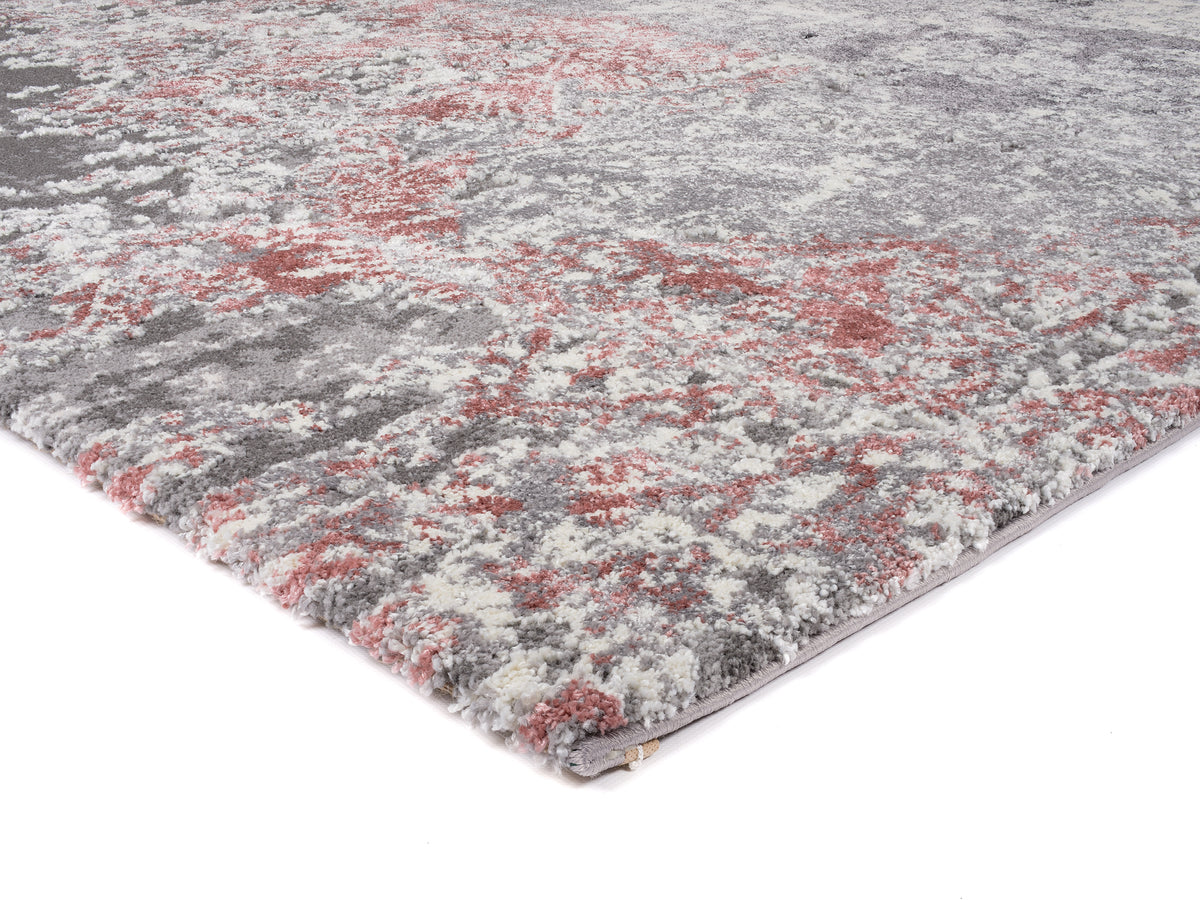 OCI Teppich JUWEL DRAMATICA rosenholz weicher Shaggy Hochlor Langflor Teppich