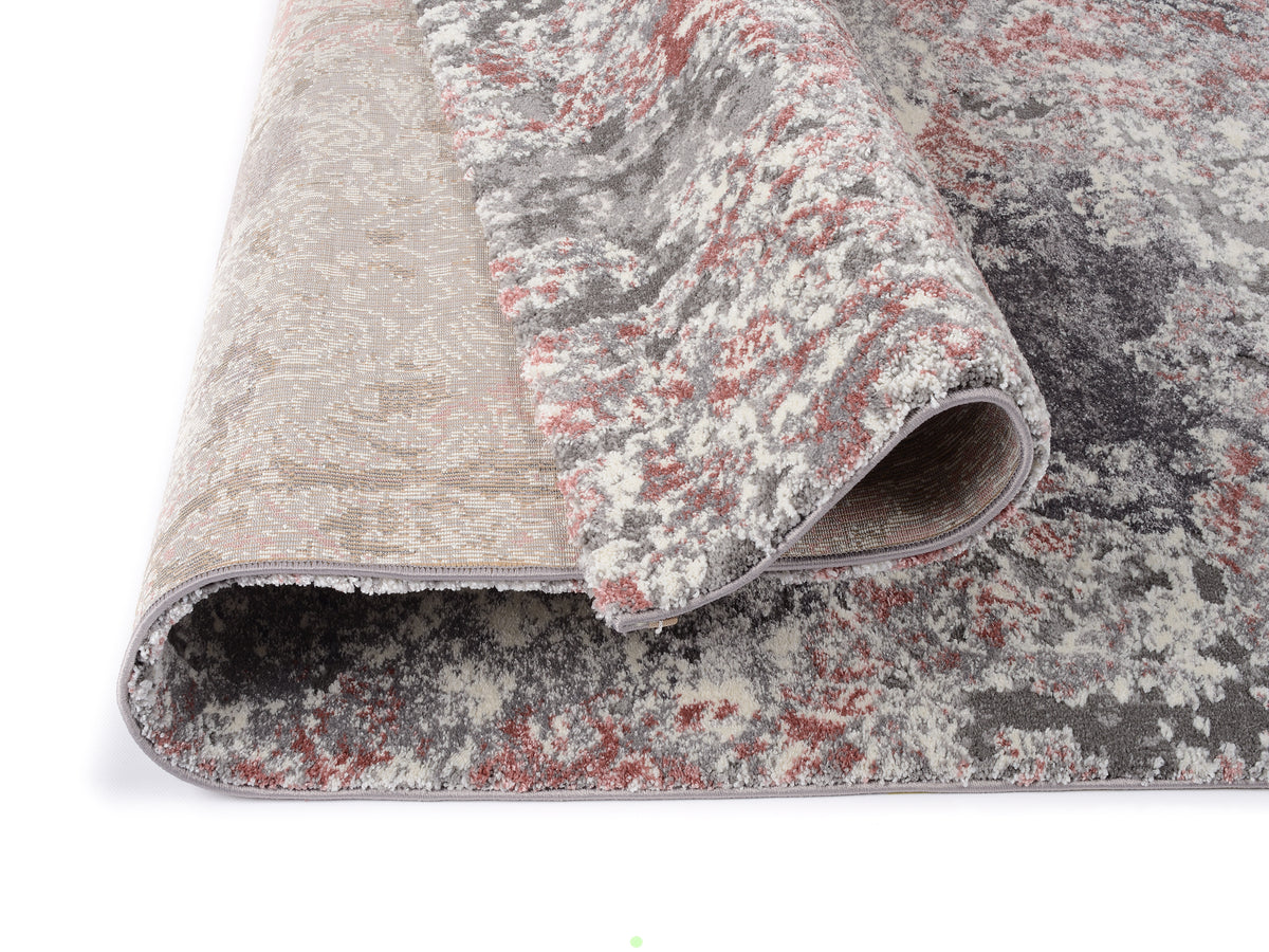 OCI Teppich JUWEL DRAMATICA rosenholz weicher Shaggy Hochlor Langflor Teppich