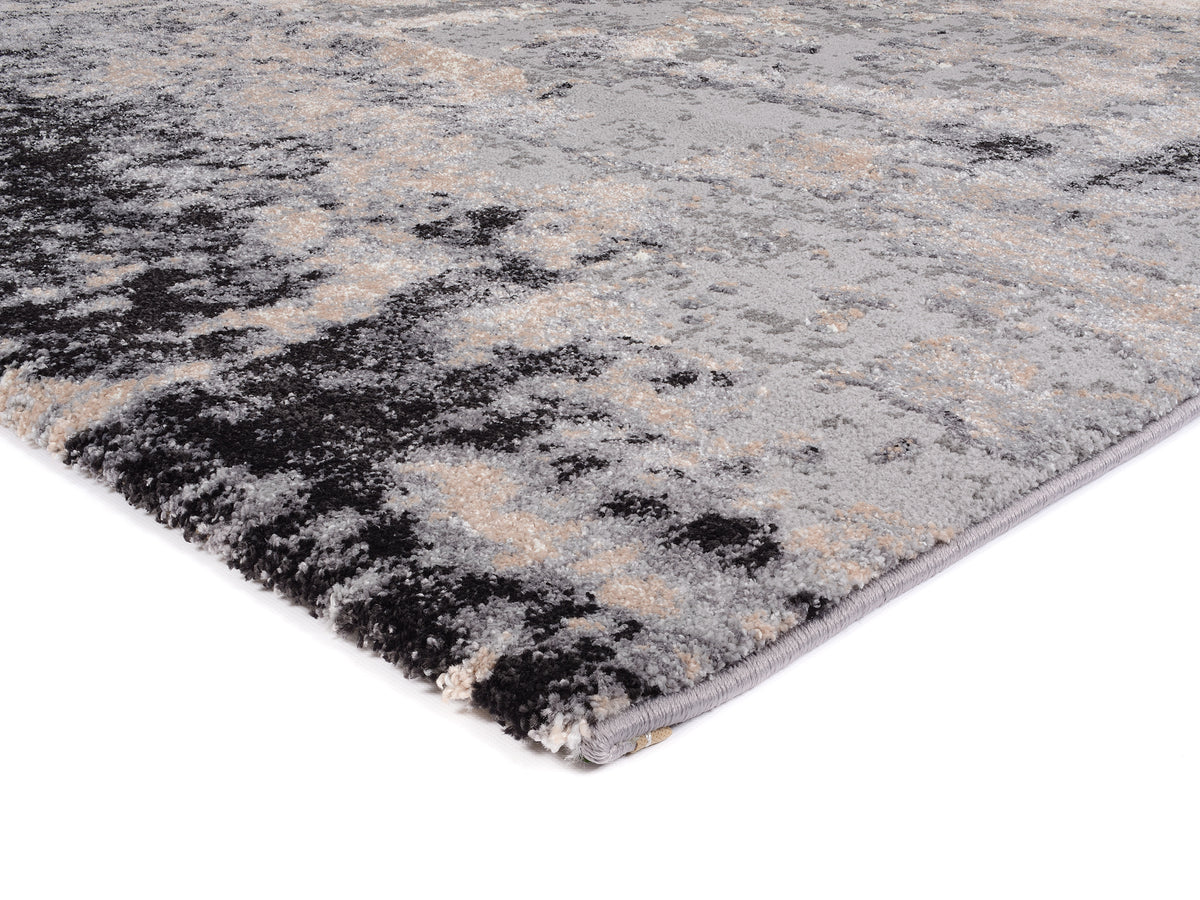 OCI Teppich JUWEL AWARA h.grau weicher Shaggy Hochlor Langflor Teppich