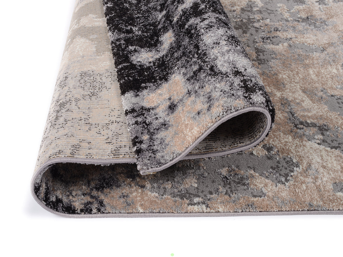 OCI Teppich JUWEL AWARA h.grau weicher Shaggy Hochlor Langflor Teppich