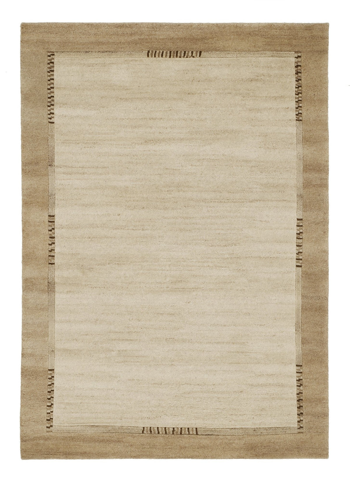 OCI Teppich JOWEA NATUR EMOTION beige-natur handgeknüpfter Nepal-Teppich Wolle