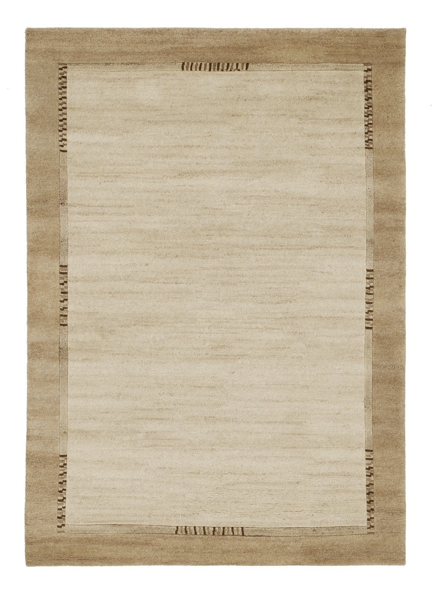 OCI Teppich JOWEA NATUR EMOTION beige-natur handgeknüpfter Nepal-Teppich Wolle