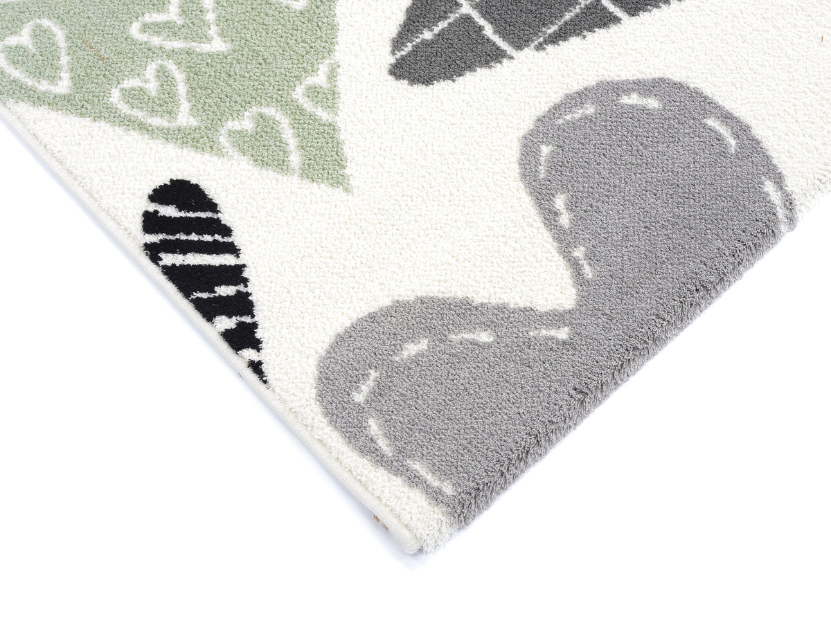 OCI Teppich KIDDY LOVE multicolor Kinder-Teppich bunt Öko-Tex