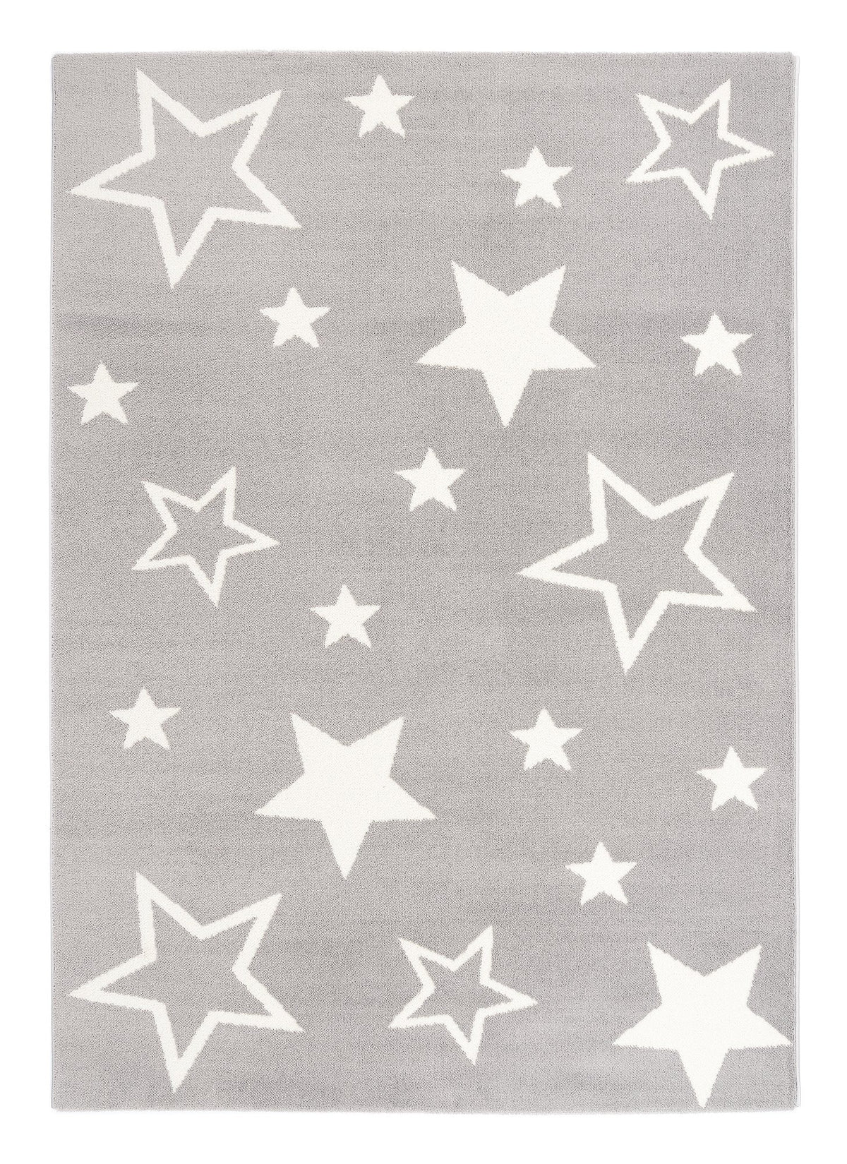 OCI Teppich KIDDY STAR grau Kinder-Teppich bunt Öko-Tex