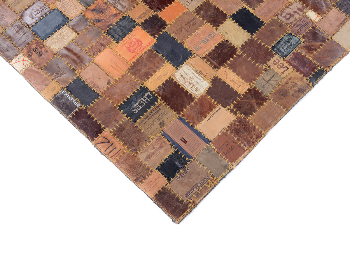 OCI Teppich LABELSTAR multicolor Rinderfell Lederteppich Patchwork