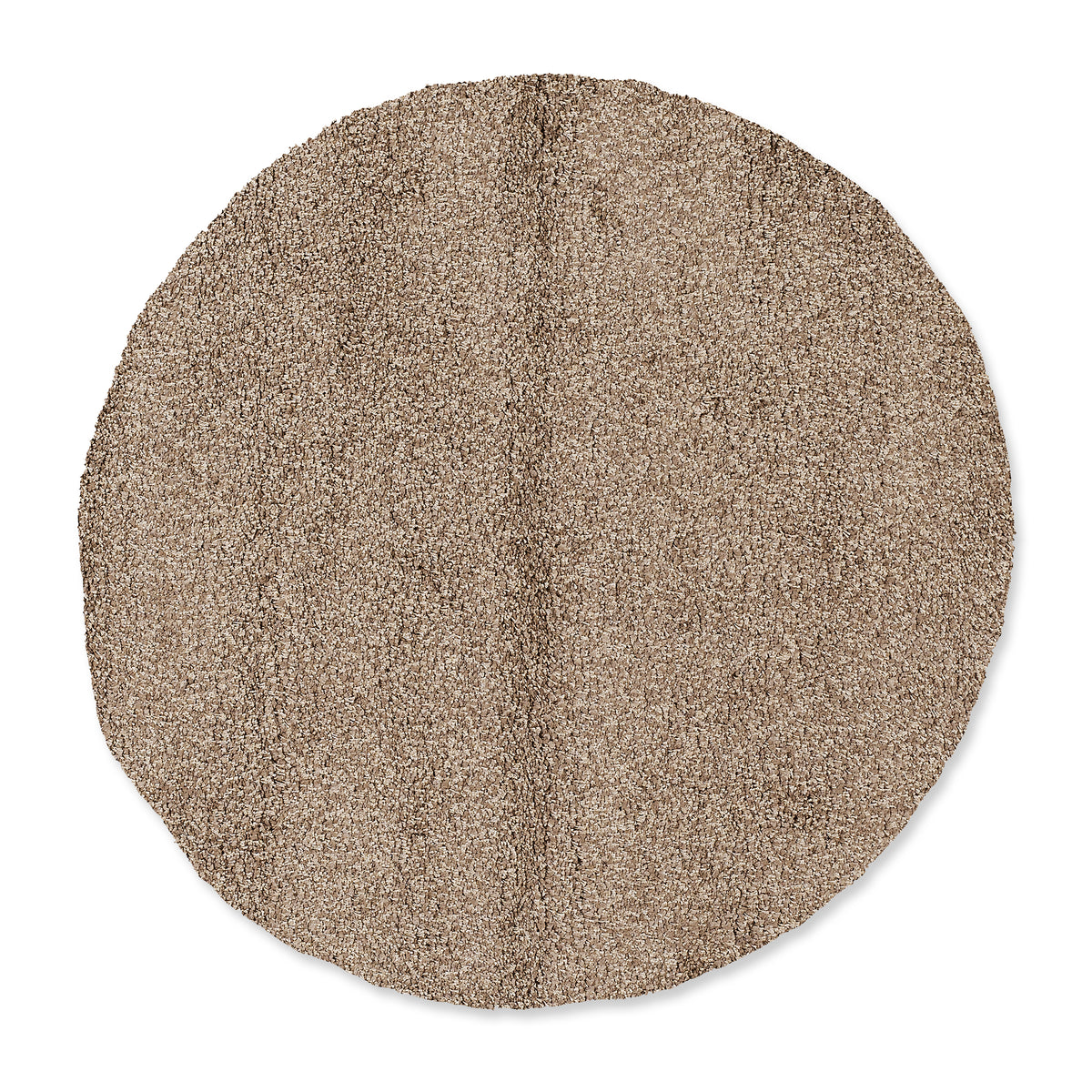 OCI Teppich LOBBY SHAGGY h.braun Rund Hochflor Langflor Teppich