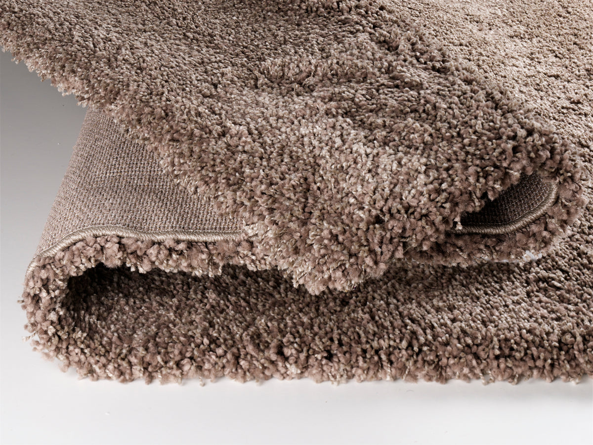 OCI Teppich LOBBY SHAGGY h.braun Quadratisch Hochflor Langflor Teppich