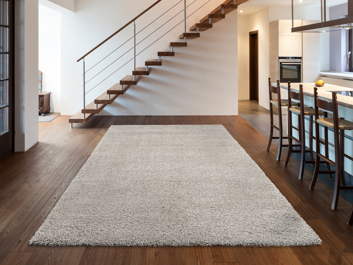 OCI Teppich LOBBY SHAGGY grau Rund Hochflor Langflor Teppich