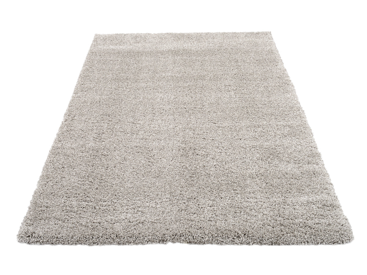 OCI Teppich LOBBY SHAGGY grau Rund Hochflor Langflor Teppich