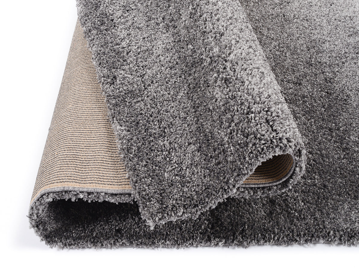 OCI Teppich LOBBY SHAGGY dk.grau Quadratisch Hochflor Langflor Teppich