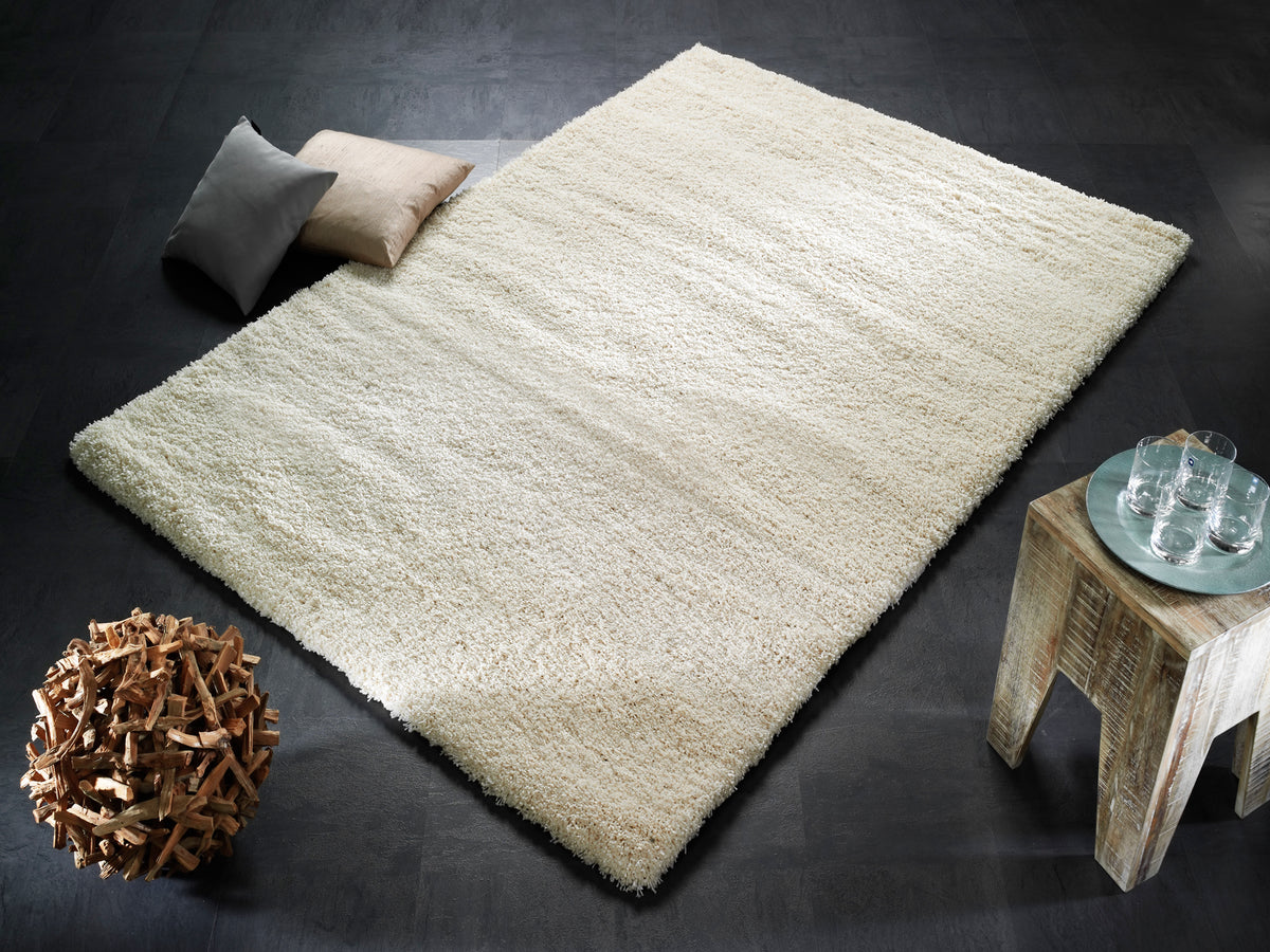 OCI Teppich LOBBY SHAGGY creme Quadratisch Hochflor Langflor Teppich