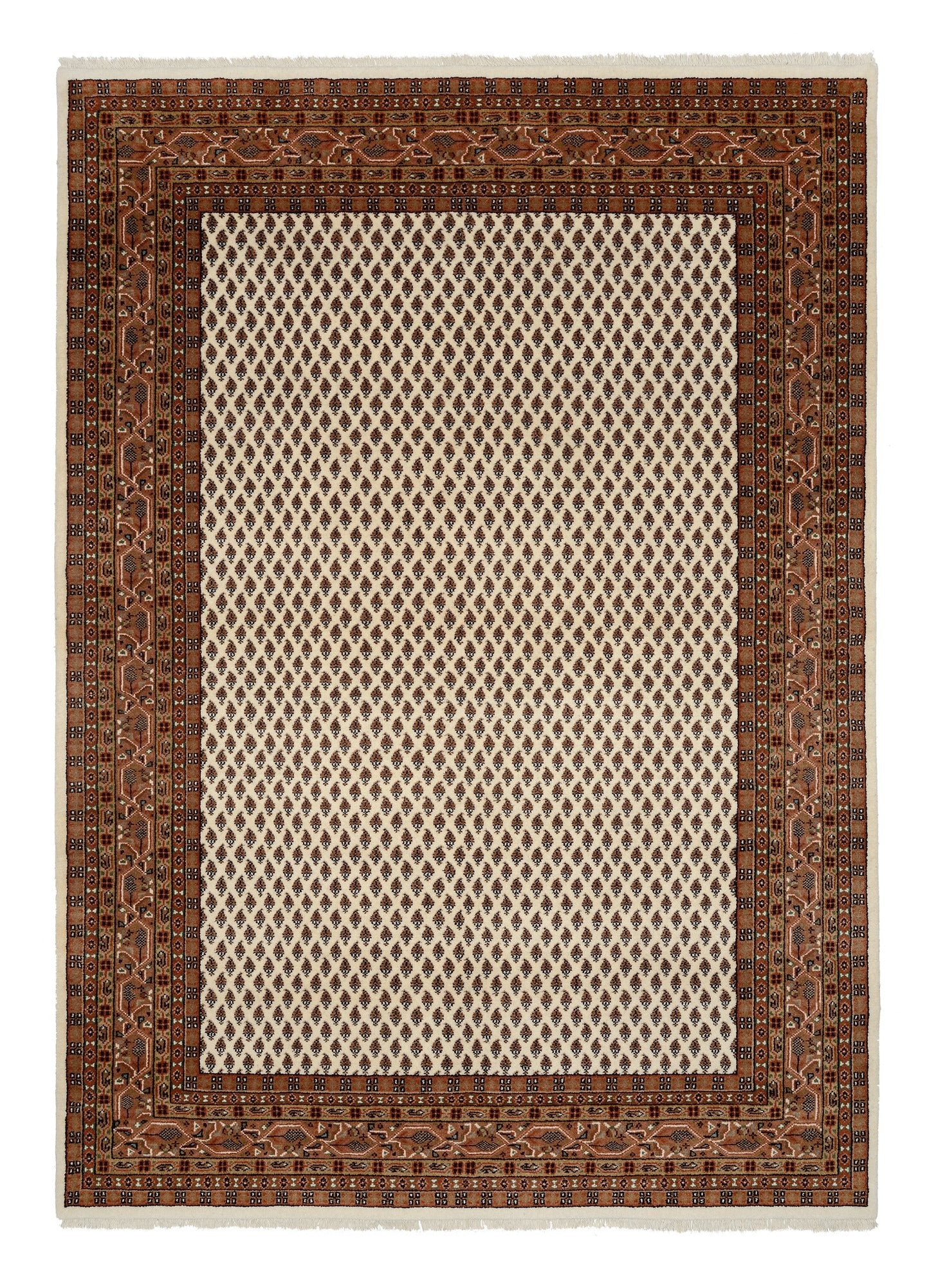 OCI Teppich INDO MIR CREME SAKKI MIR echter klassischer Orient-Teppich handgeknüpft