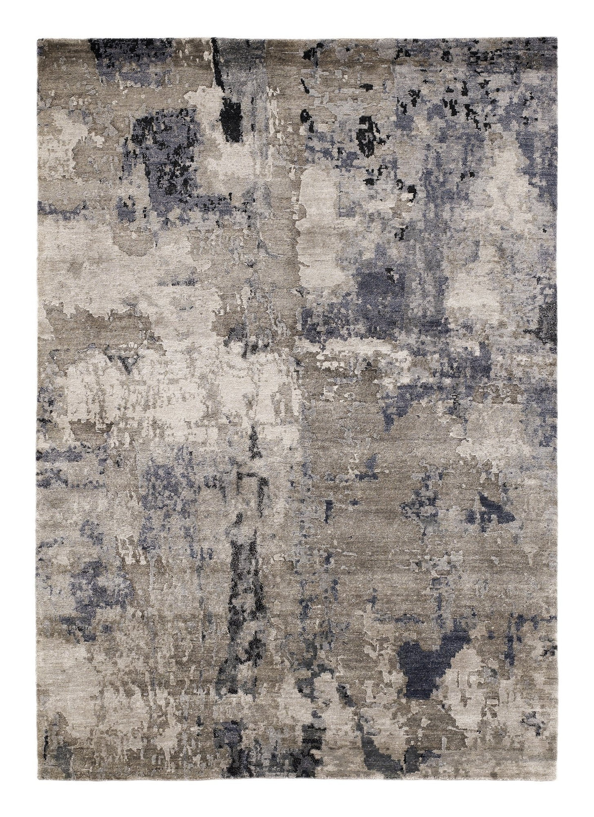 OCI Teppich MOONSTONE GREY SIGNATURE EARTH echter original handgeknüpfter Designer-Teppich