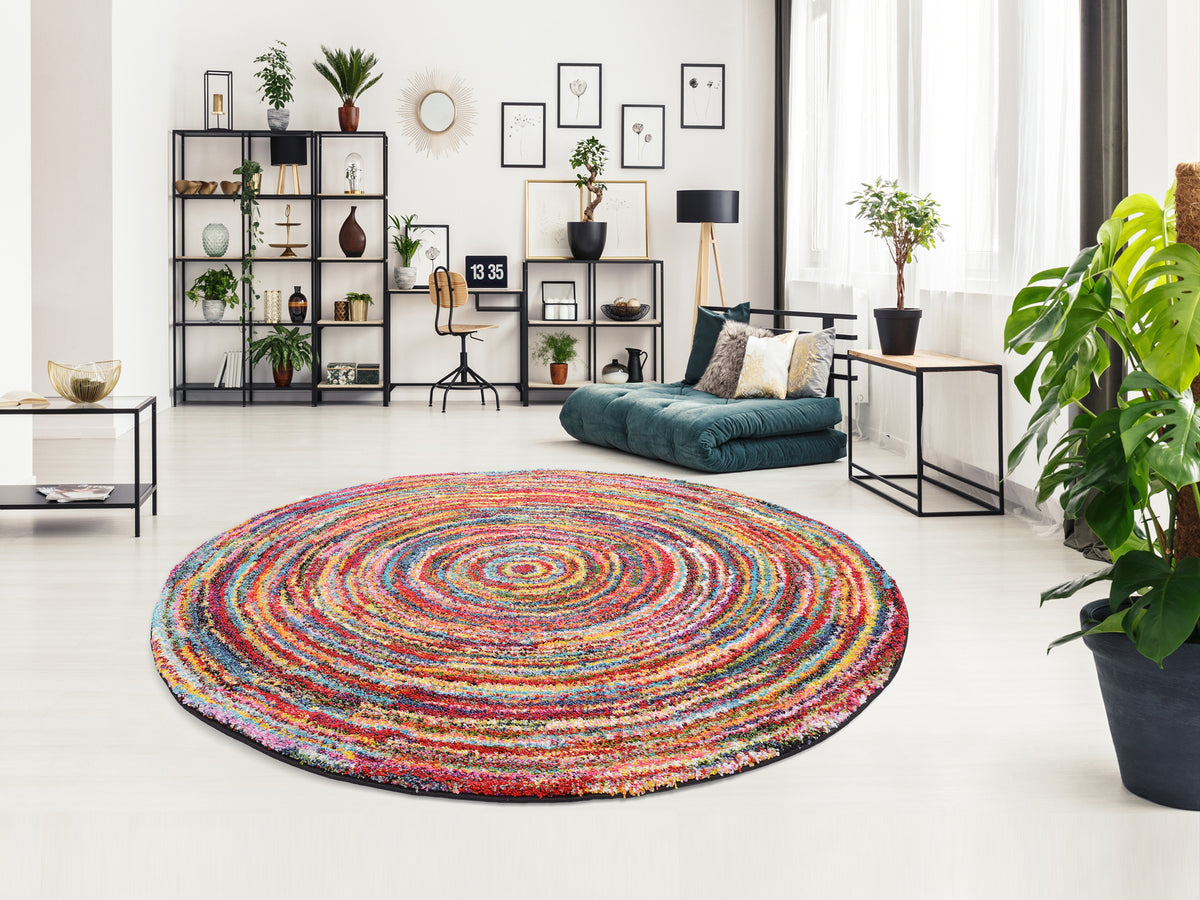 OCI Teppich SIXTEEN FACE multicolor Designer Hochflor-Langflor-Teppich