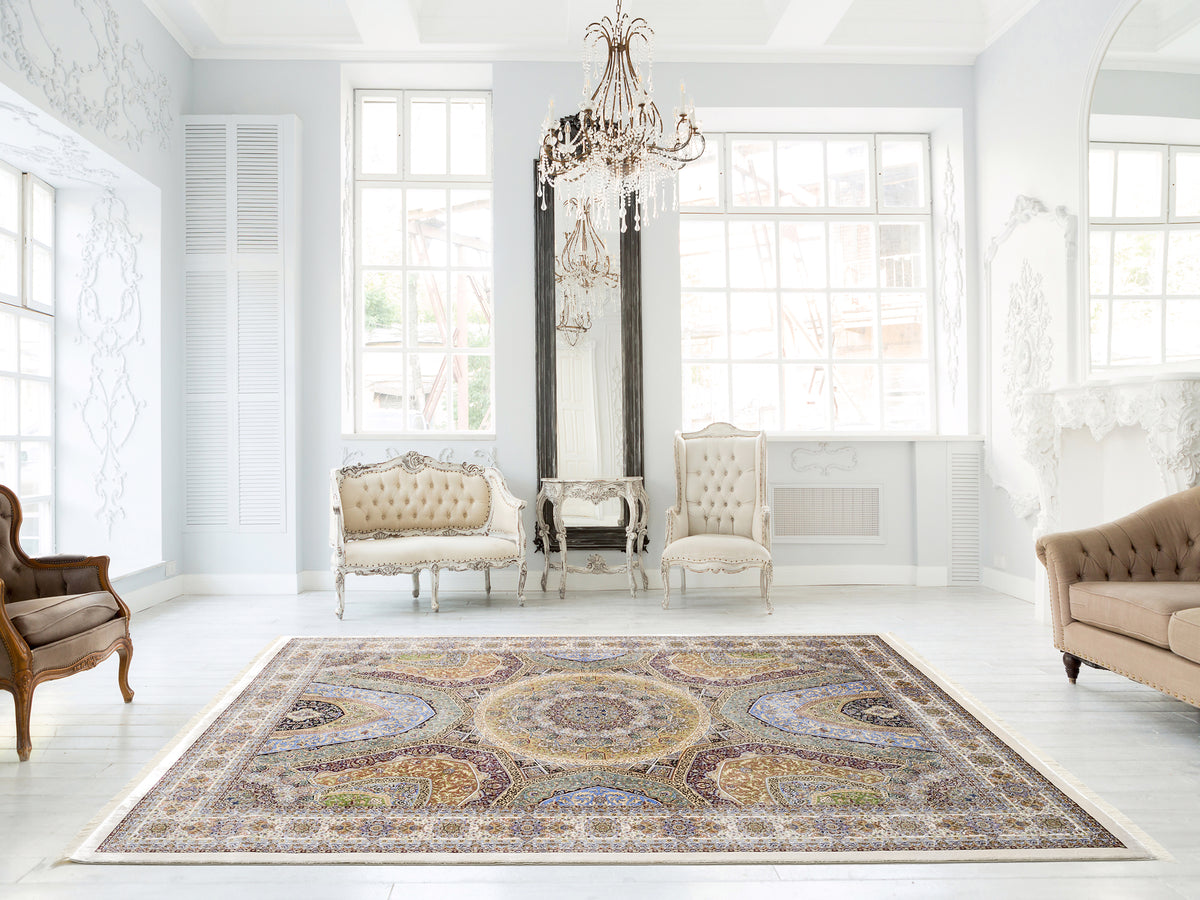 OCI Teppich SILK LINE SHAH ABBAS multicolor Orient Teppich