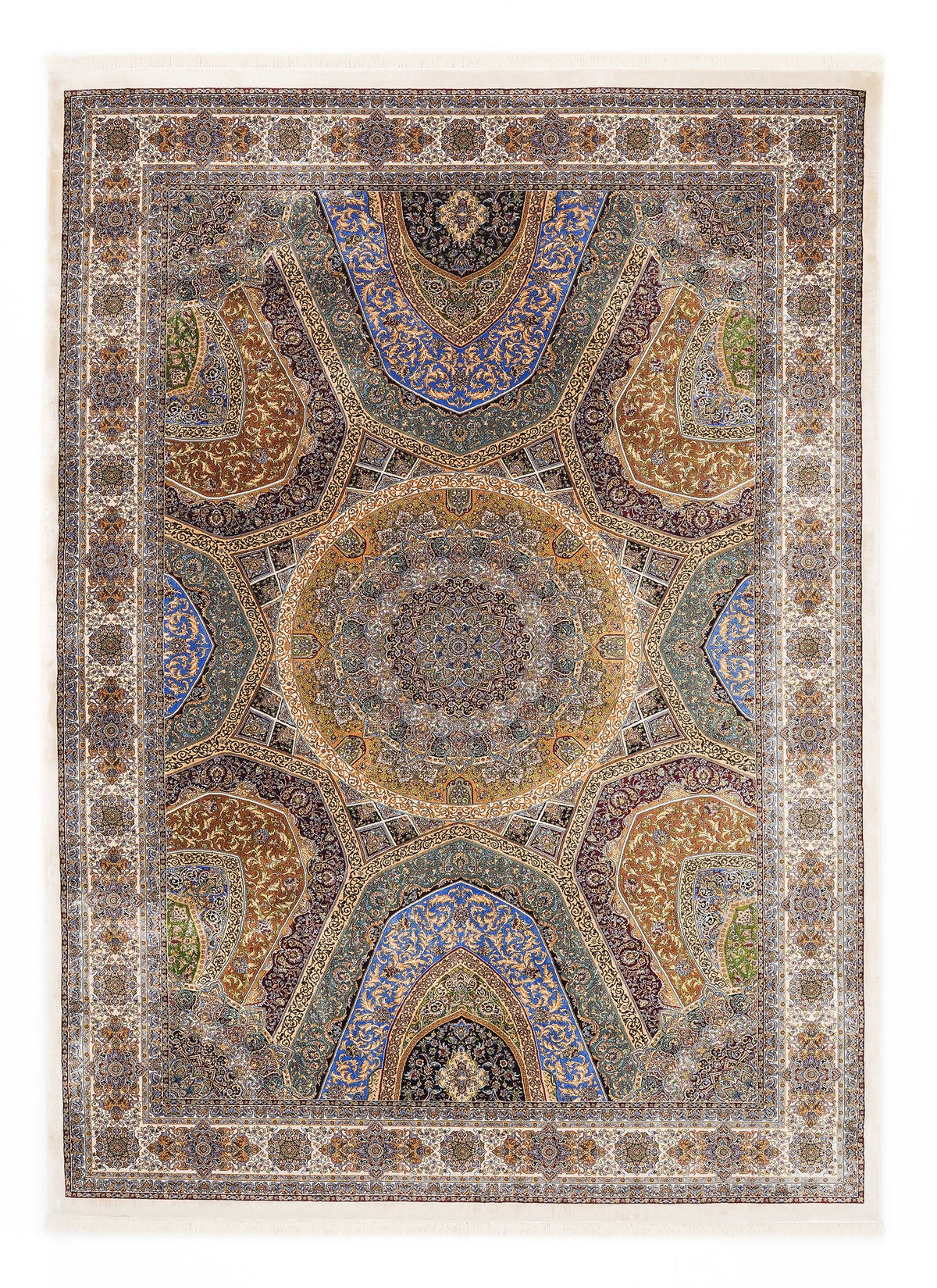 OCI Teppich SILK LINE SHAH ABBAS multicolor Orient Teppich