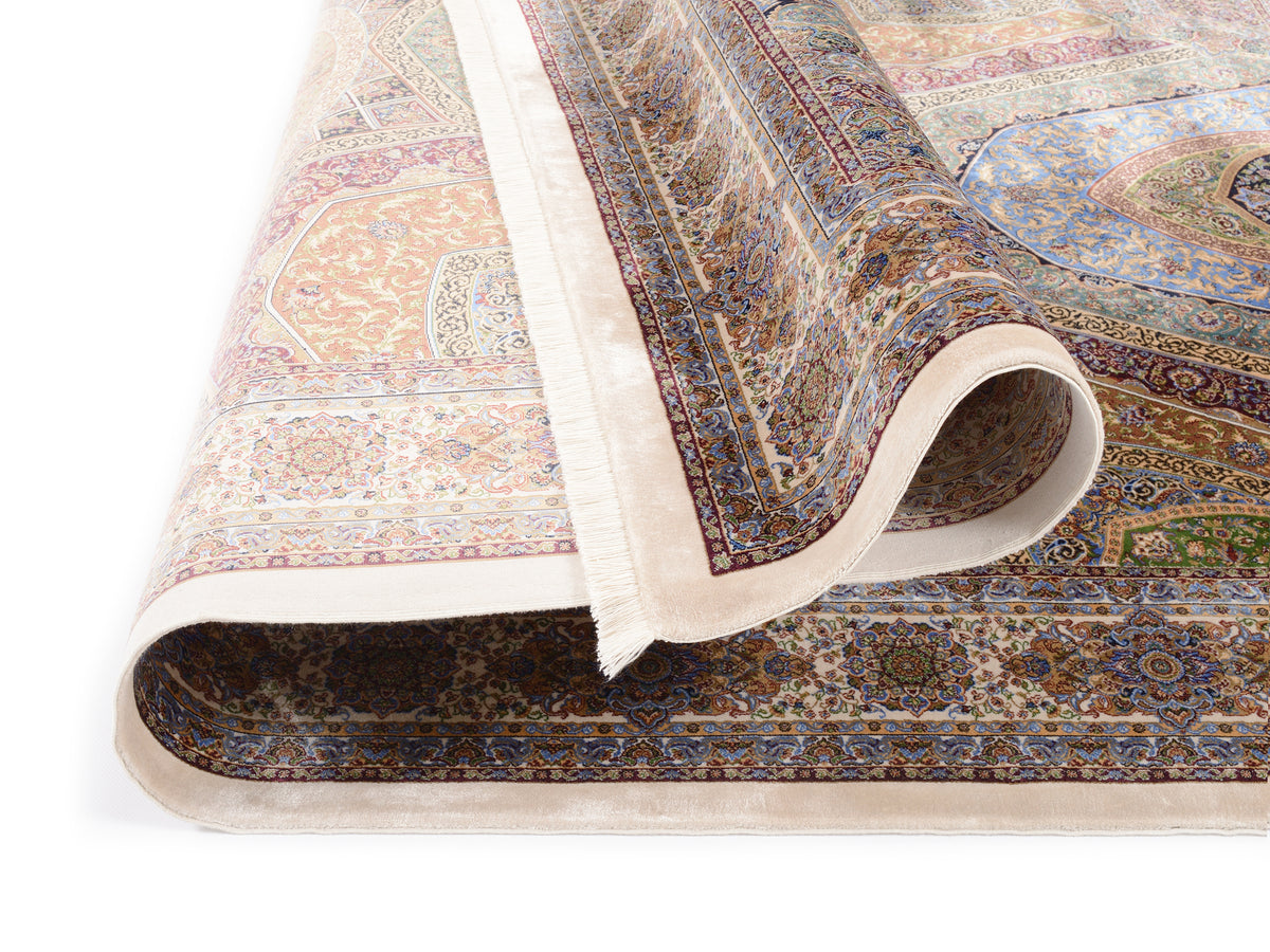 OCI Teppich SILK LINE SHAH ABBAS multicolor Orient Teppich