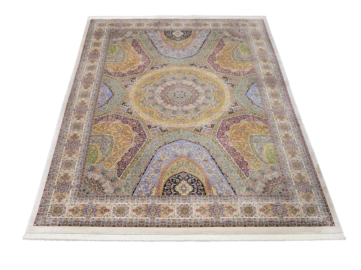 OCI Teppich SILK LINE SHAH ABBAS multicolor Orient Teppich