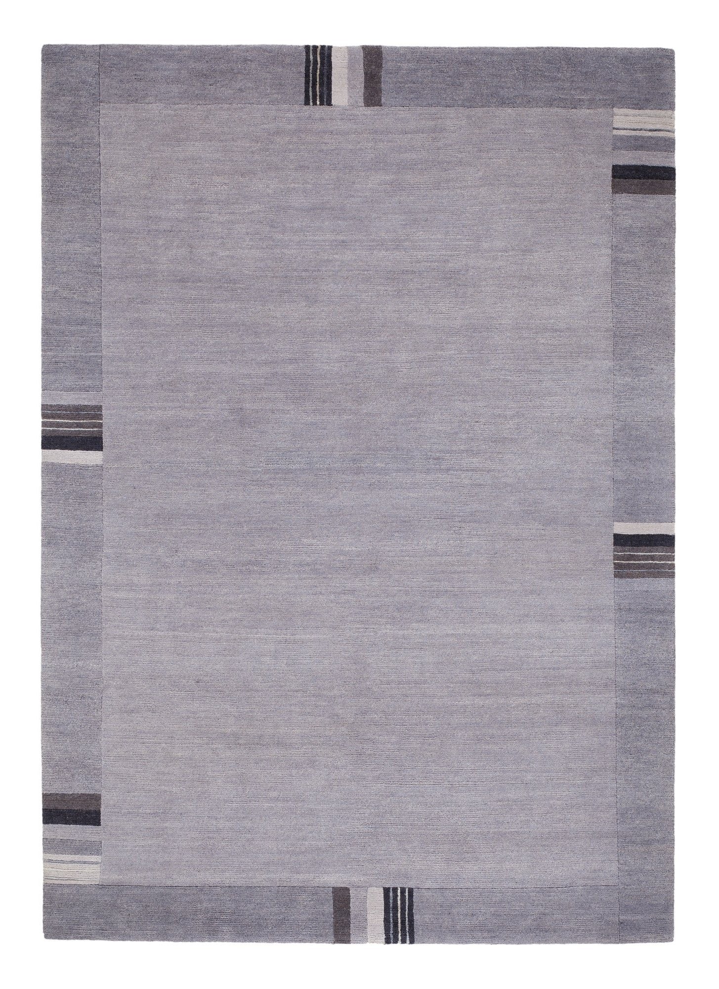 OCI Teppich SENSATION SILK LAKIR grau echter original handgeknüpfter Nepal-Teppich