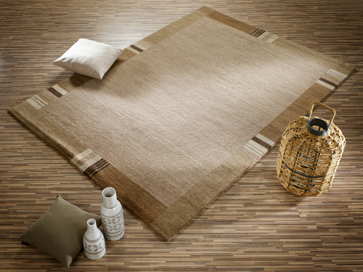 OCI Teppich SENSATION SILK LAKIR cappuccino echter original handgeknüpfter Nepal-Teppich