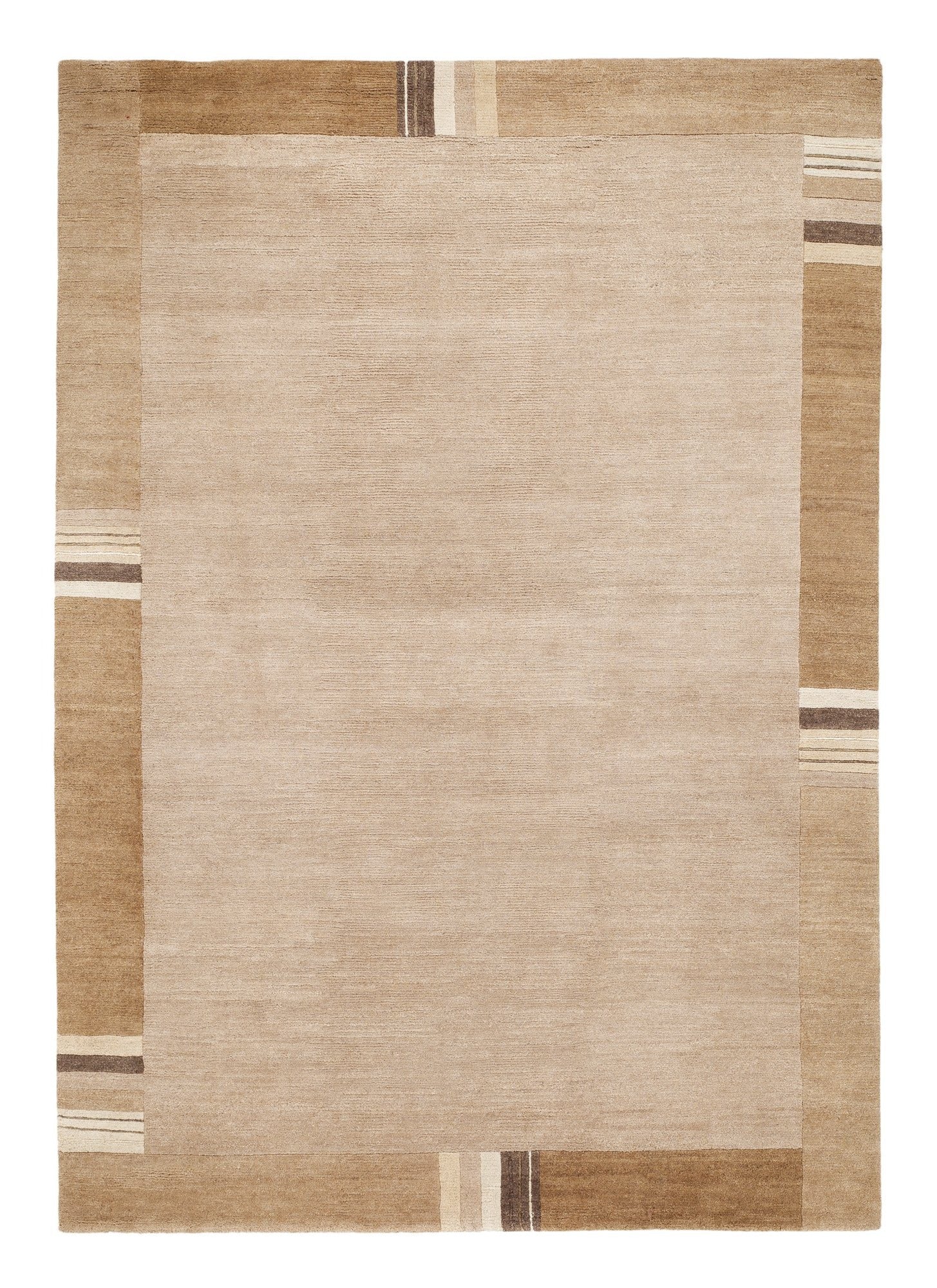 OCI Teppich SENSATION SILK LAKIR cappuccino echter original handgeknüpfter Nepal-Teppich