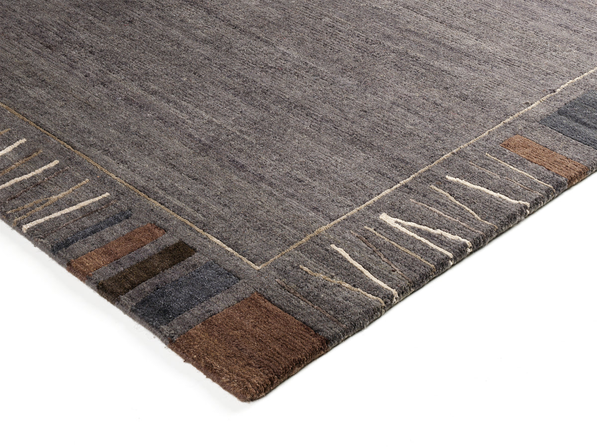 OCI Teppich SENSATION SILK REKHI dk.grau echter original handgeknüpfter Nepal-Teppich