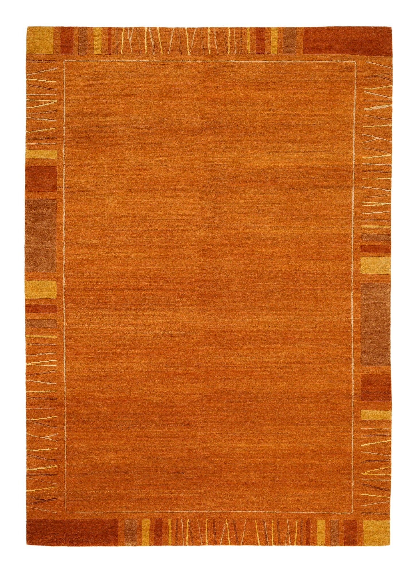 OCI Teppich SENSATION SILK REKHI kupfer echter original handgeknüpfter Nepal-Teppich