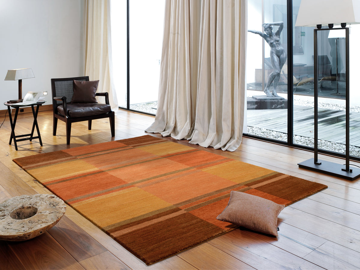 OCI Teppich SENSATION SILK SOYA kupfer echter original handgeknüpfter Nepal-Teppich