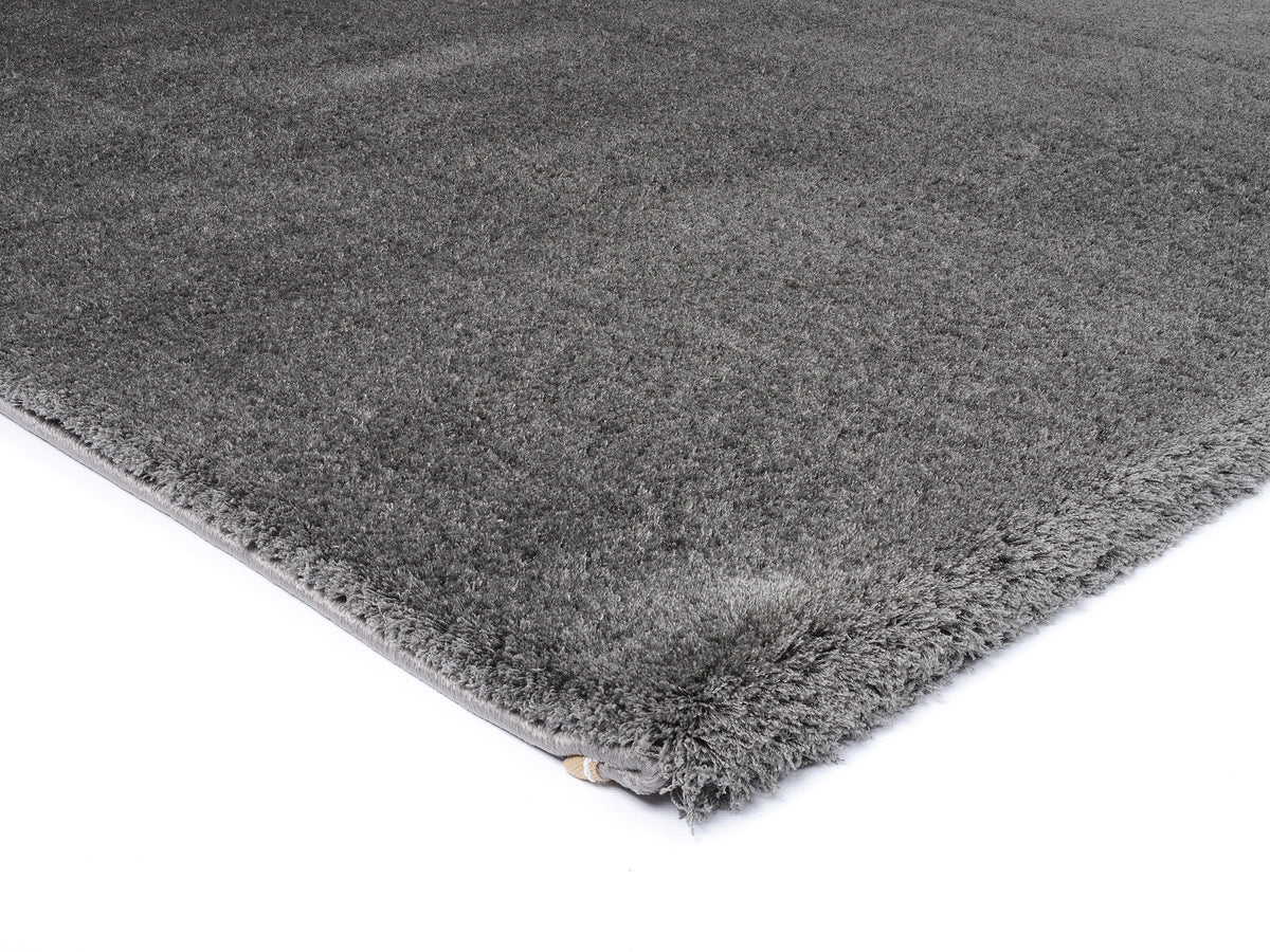OCI Teppich SOFT DREAM dk.grau Quadratisch weicher Shaggy Hochlor Langflor Teppich