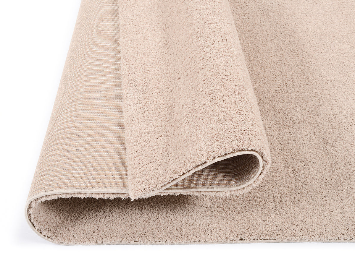 OCI Teppich SOFT DREAM beige Quadratisch weicher Shaggy Hochlor Langflor Teppich