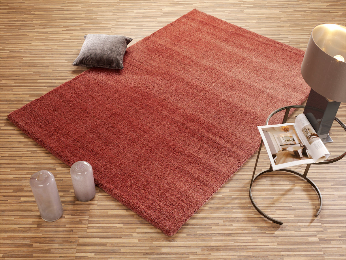 OCI Teppich SOFT DREAM rosenholz weicher Shaggy Hochlor Langflor Teppich