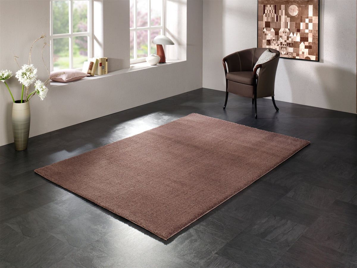 OCI Teppich SOFT DREAM braun weicher Shaggy Hochlor Langflor Teppich
