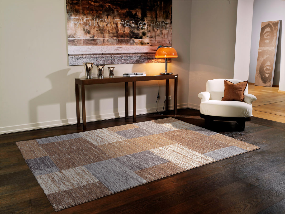 OCI Teppich SOFI GRAND beige-braun moderner Designer Teppich