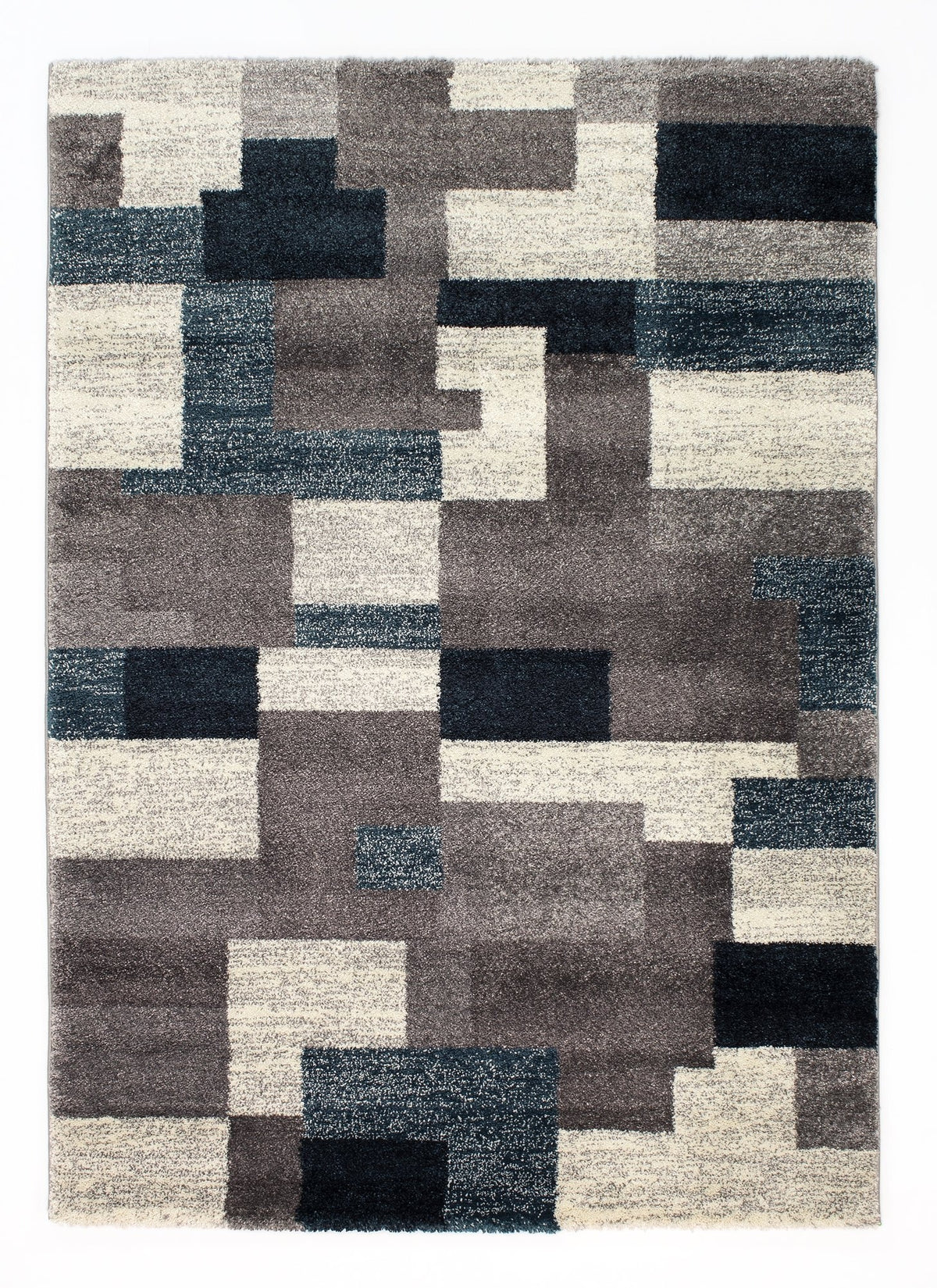 OCI Teppich STEADY ALLOVER grau-petrol moderner Designer Teppich Öko-Tex