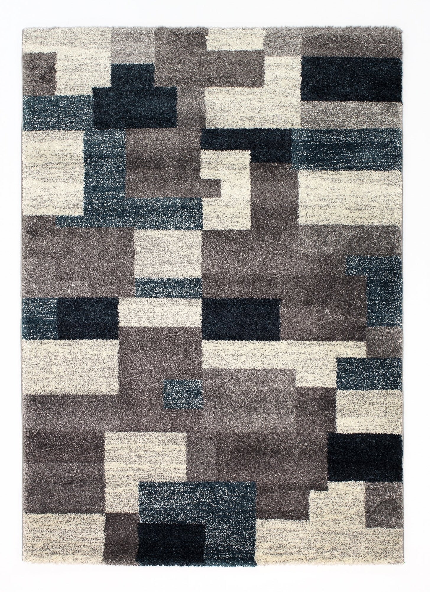 OCI Teppich STEADY ALLOVER grau-petrol moderner Designer Teppich Öko-Tex