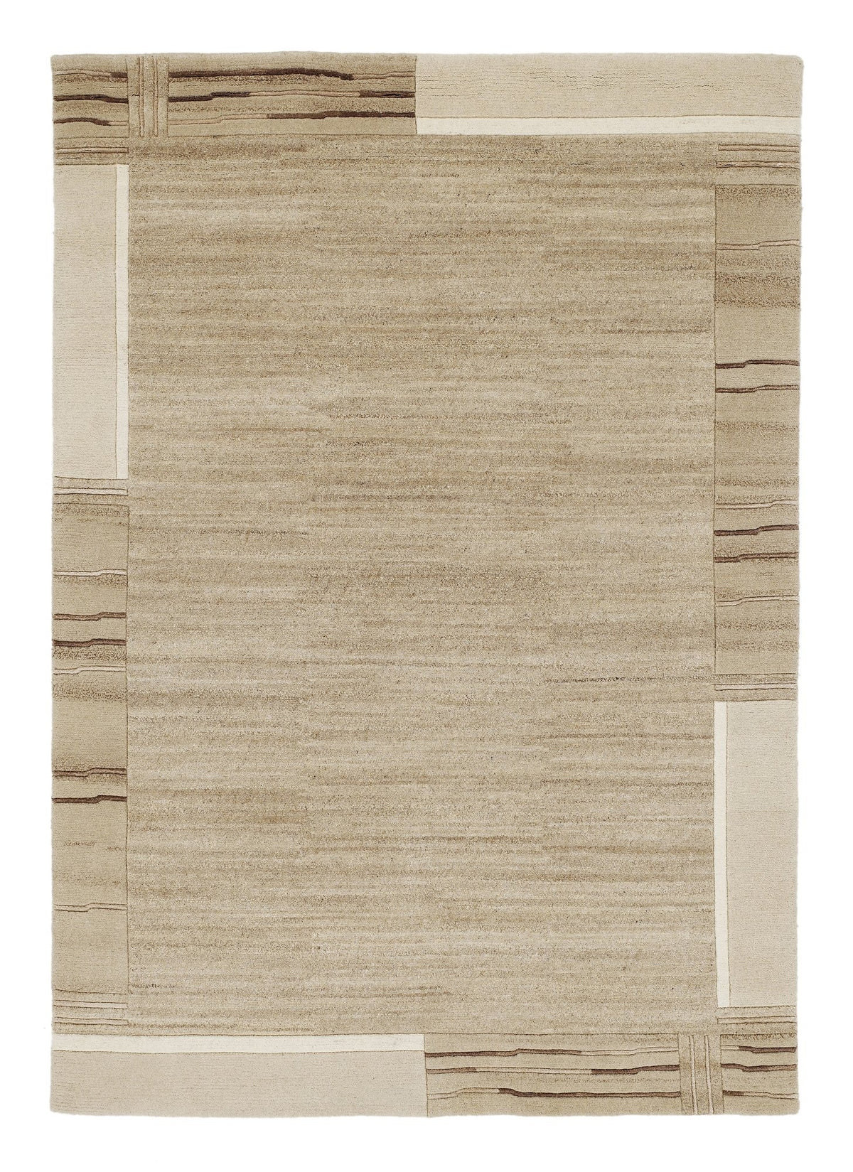 OCI Teppich SAVANA KITE natur handgeknüpfter Nepal-Teppich Wolle