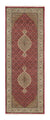 OCI Teppich CAVARI MAHI rot-creme Läufer echter klassischer Orient-Teppich handgeknüpft
