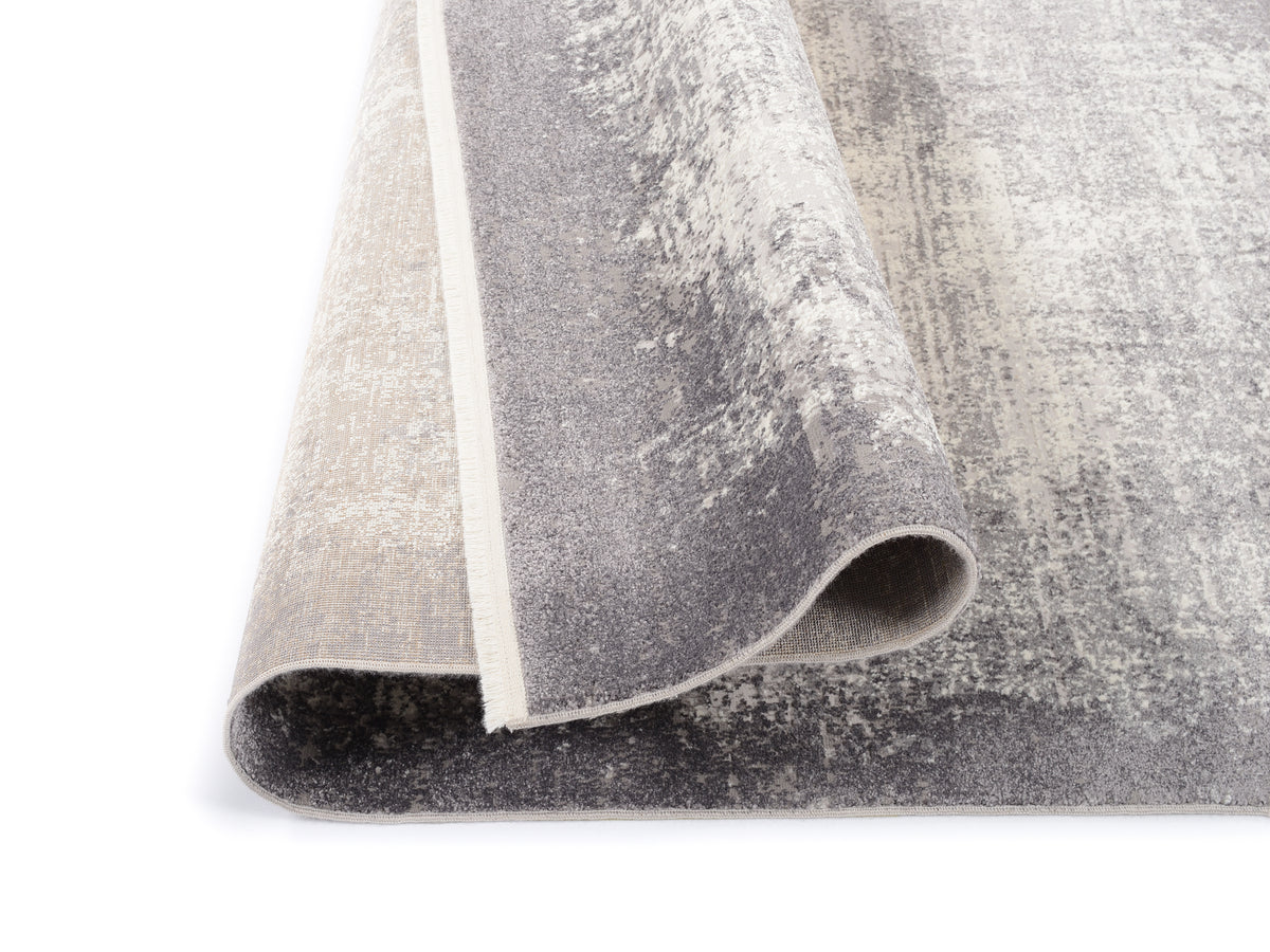 OCI Teppich TOP EMILIA grau moderner Designer Teppich mit 3D Optik