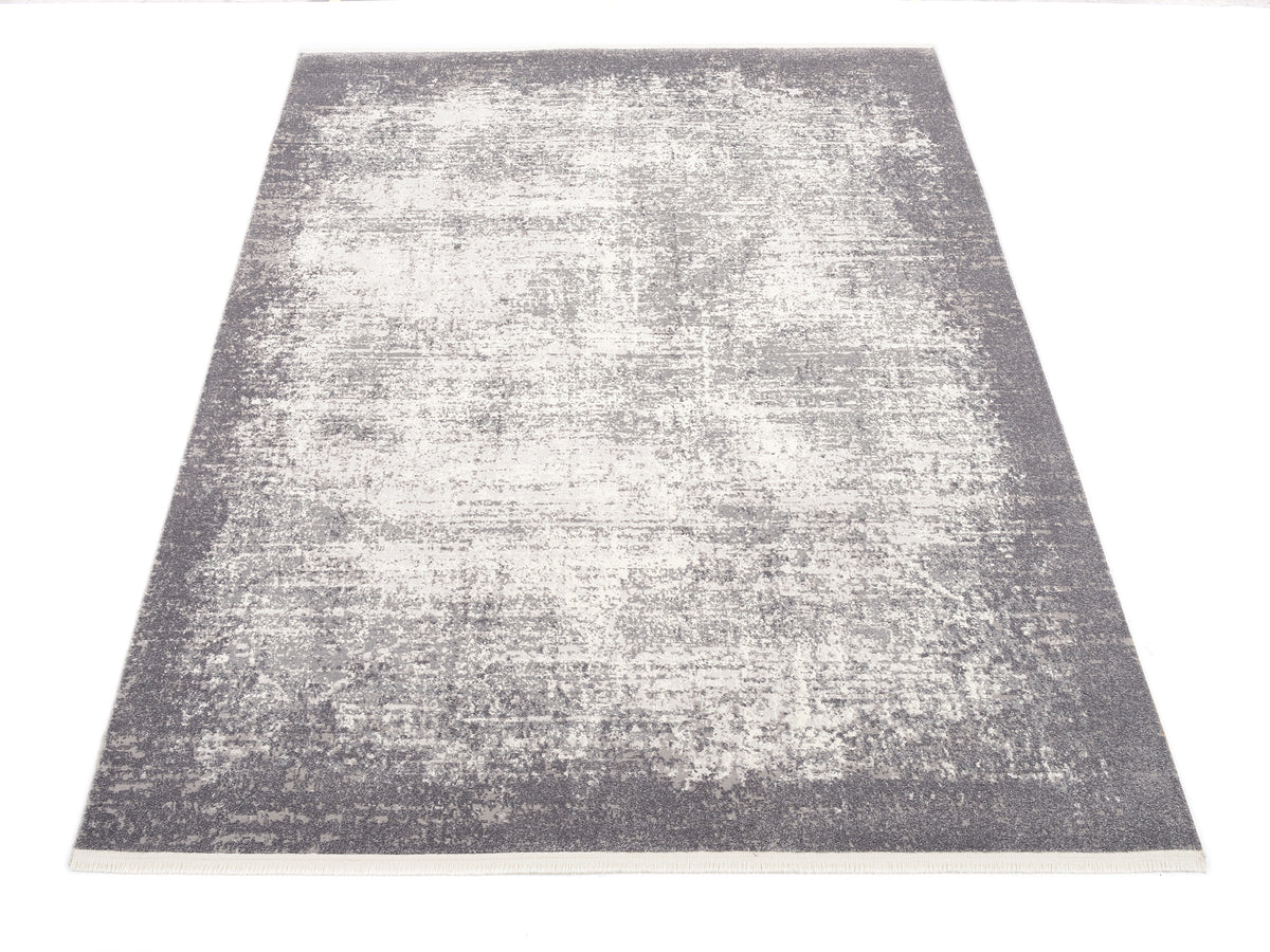 OCI Teppich TOP EMILIA grau moderner Designer Teppich mit 3D Optik